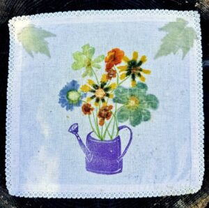 Make & Take: Block printing & Ecoprinting Cotton/Linen Wall Hanging